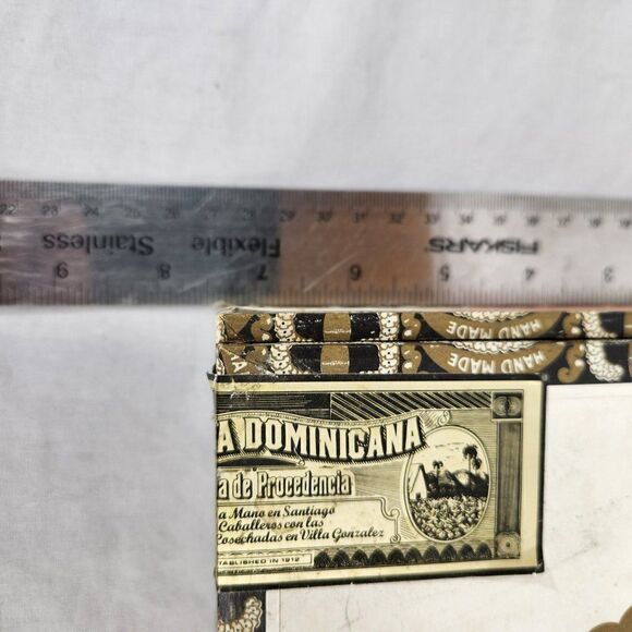 ARTURO FUENTE Double Chateau Wood Cigar Box Empty Dominican Republic Decor - Picture 11 of 12